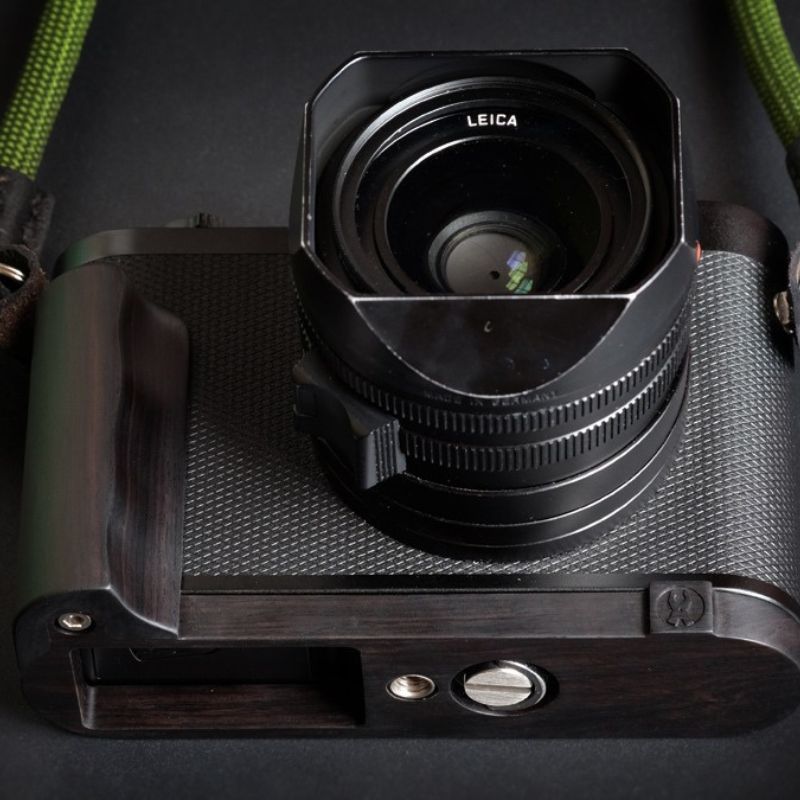Leica Q Q2 Q-P Grip Black Sandalwood - iWoodStore