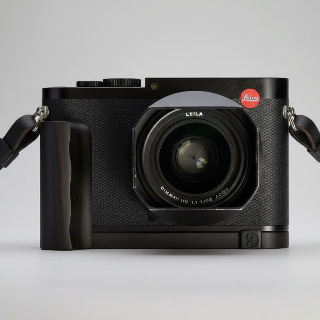 Leica Q Q2 Q-P Grip Black Sandalwood - iWoodStore