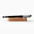 Light Birch Wood Magsafe Holder Stand - iWoodStore