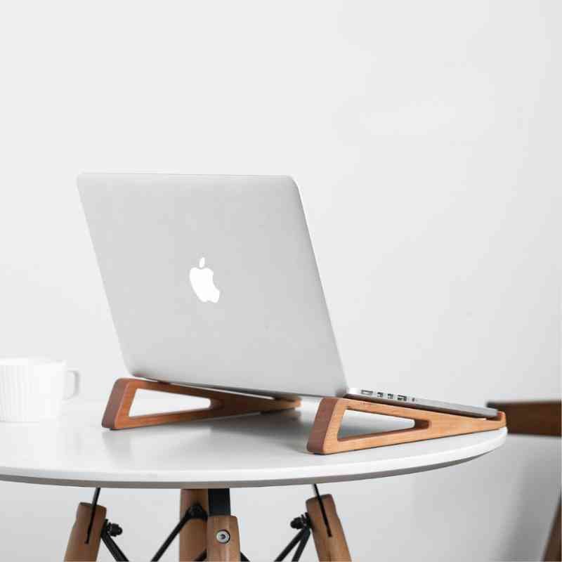 Lightweight Laptop Stand Holder Wood - iWoodStore