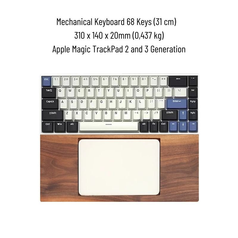 Magic TrackPad Tray for Mechanical Keyboard - iWoodStore