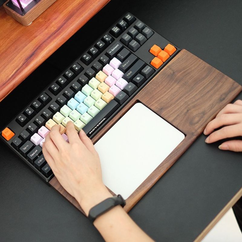Magic TrackPad Tray for Mechanical Keyboard - iWoodStore