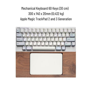 Magic TrackPad Tray for Mechanical Keyboard - iWoodStore