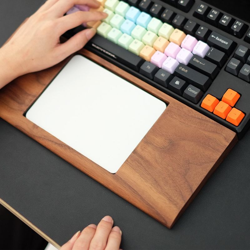 Magic TrackPad Tray for Mechanical Keyboard - iWoodStore