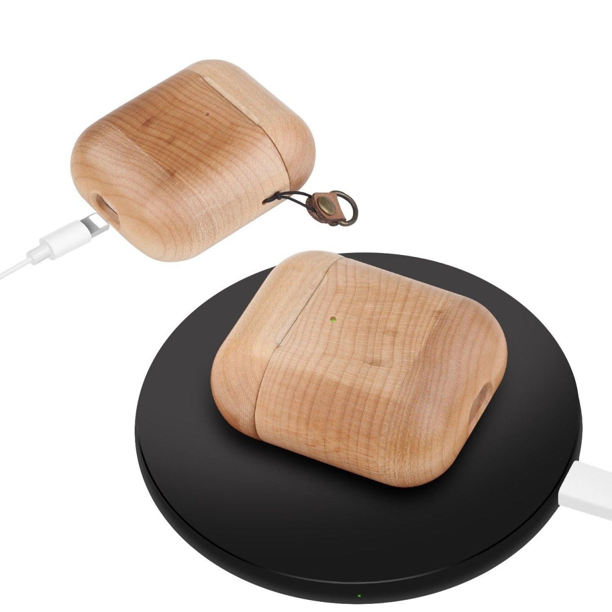 Maple Wood AirPod 1/2 Case - iWoodStore