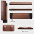 brown walnut wood Mechanical Keyboard Wrist Support iwoodstore