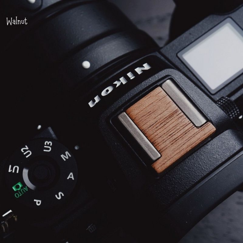 Nikon Z5 Z6 Z50 Hot Shoe Cover Wood - iWoodStore