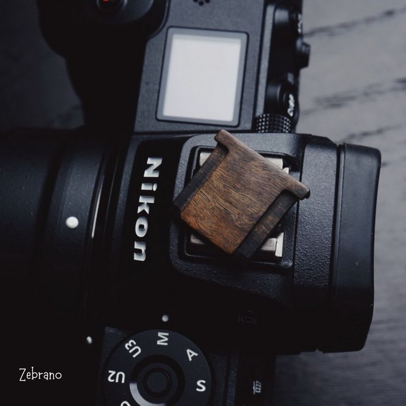 Nikon Z5 Z6 Z50 Hot Shoe Cover Wood - iWoodStore