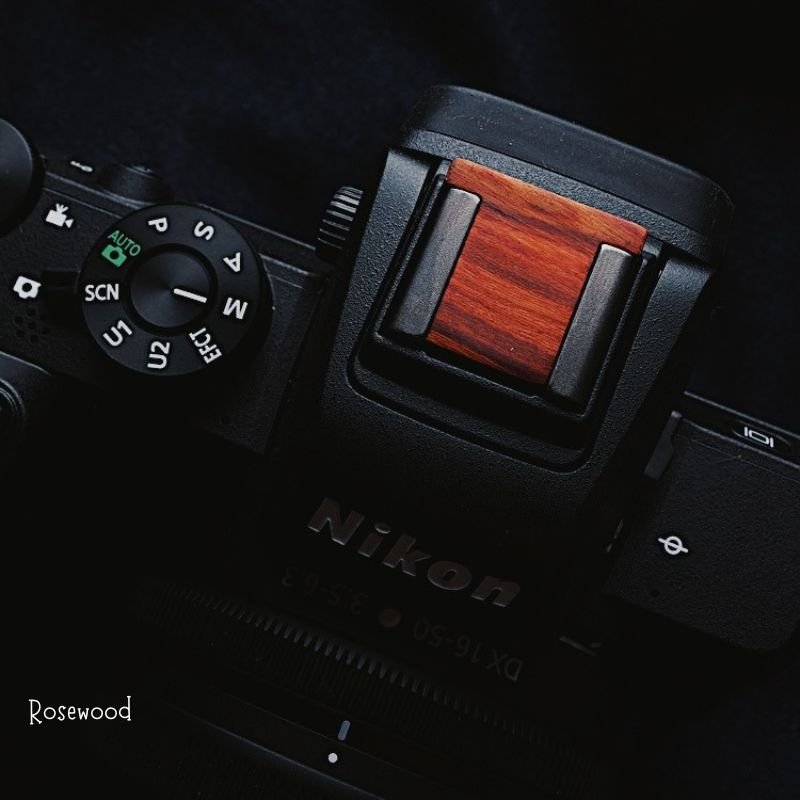 Nikon Z5 Z6 Z50 Hot Shoe Cover Wood - iWoodStore