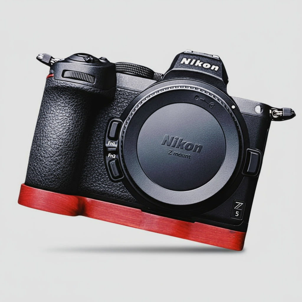 Nikon Z5 Z6II Z7II Grip Base Plate Wood - iWoodStore