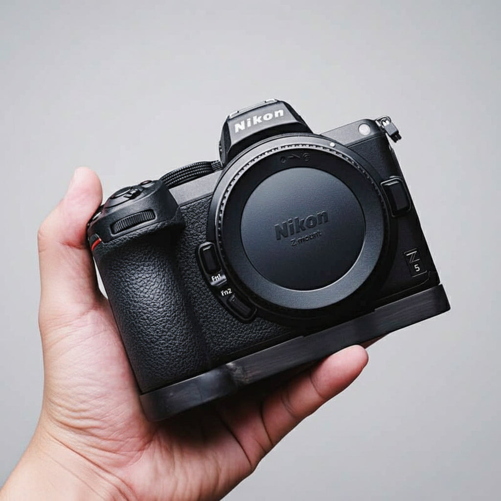 Nikon Z5 Z6II Z7II Grip Base Plate Wood - iWoodStore