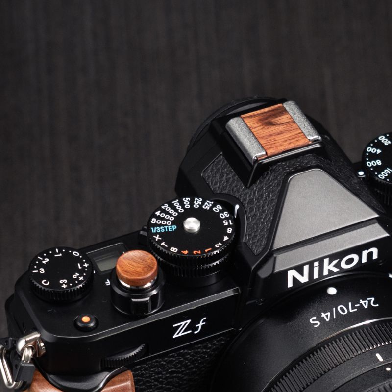 Nikon ZF Hotshoe Cover Shutter Button Set Leica Q3 Fujifilm - iWoodStore