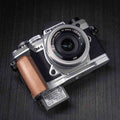 Olympus OM5 Grip Wood YW Design - iWoodStore