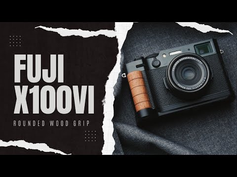 Round Grip Fuji x100vi Wooden Handgrip Fuji x100vi Hanle Brown Walnut Dark Ebony Rosewood x100vi grip round iwoodstore