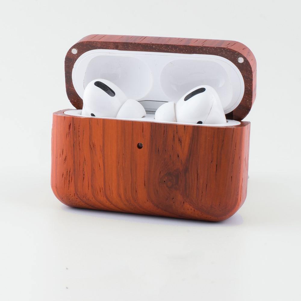 Rosewood Apple AirPods Pro Case with Keychain - iWoodStore