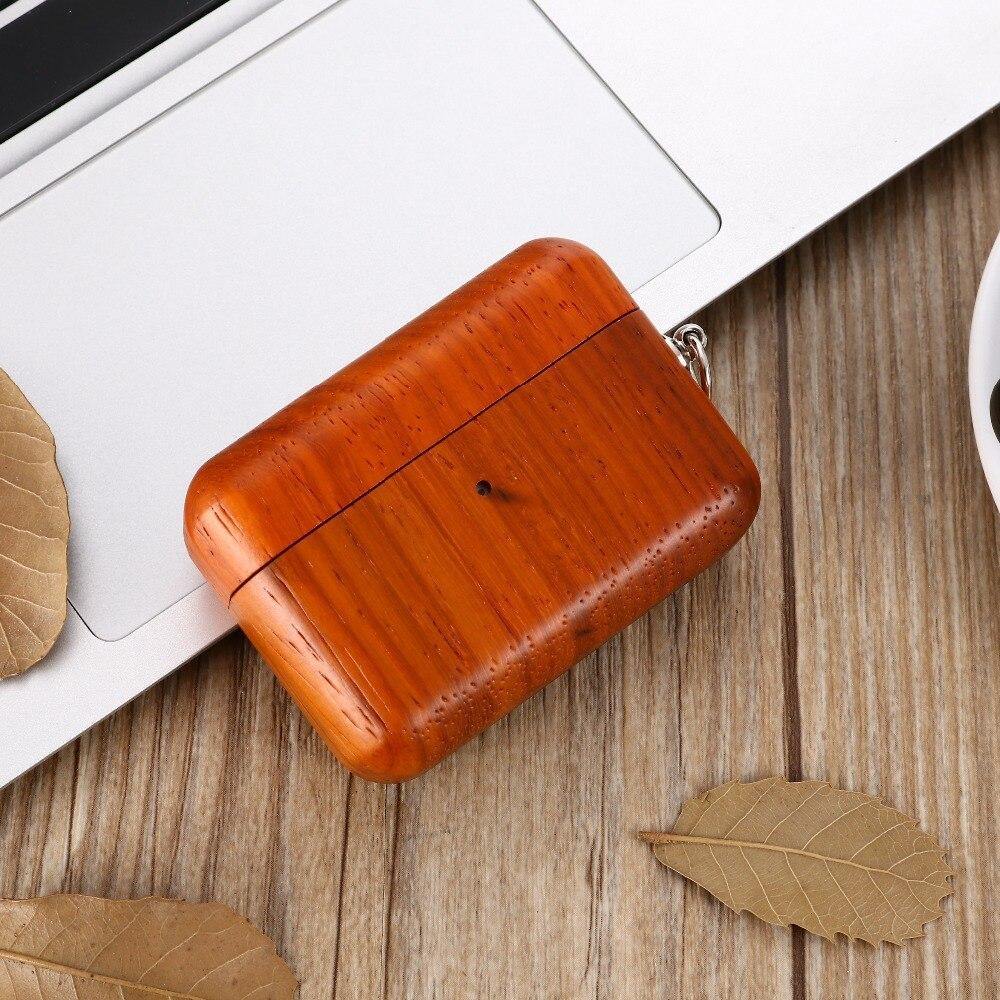 Rosewood Apple AirPods Pro Case with Keychain - iWoodStore