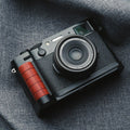 Round Fuji X100VI Grip KC Design - iWoodStore