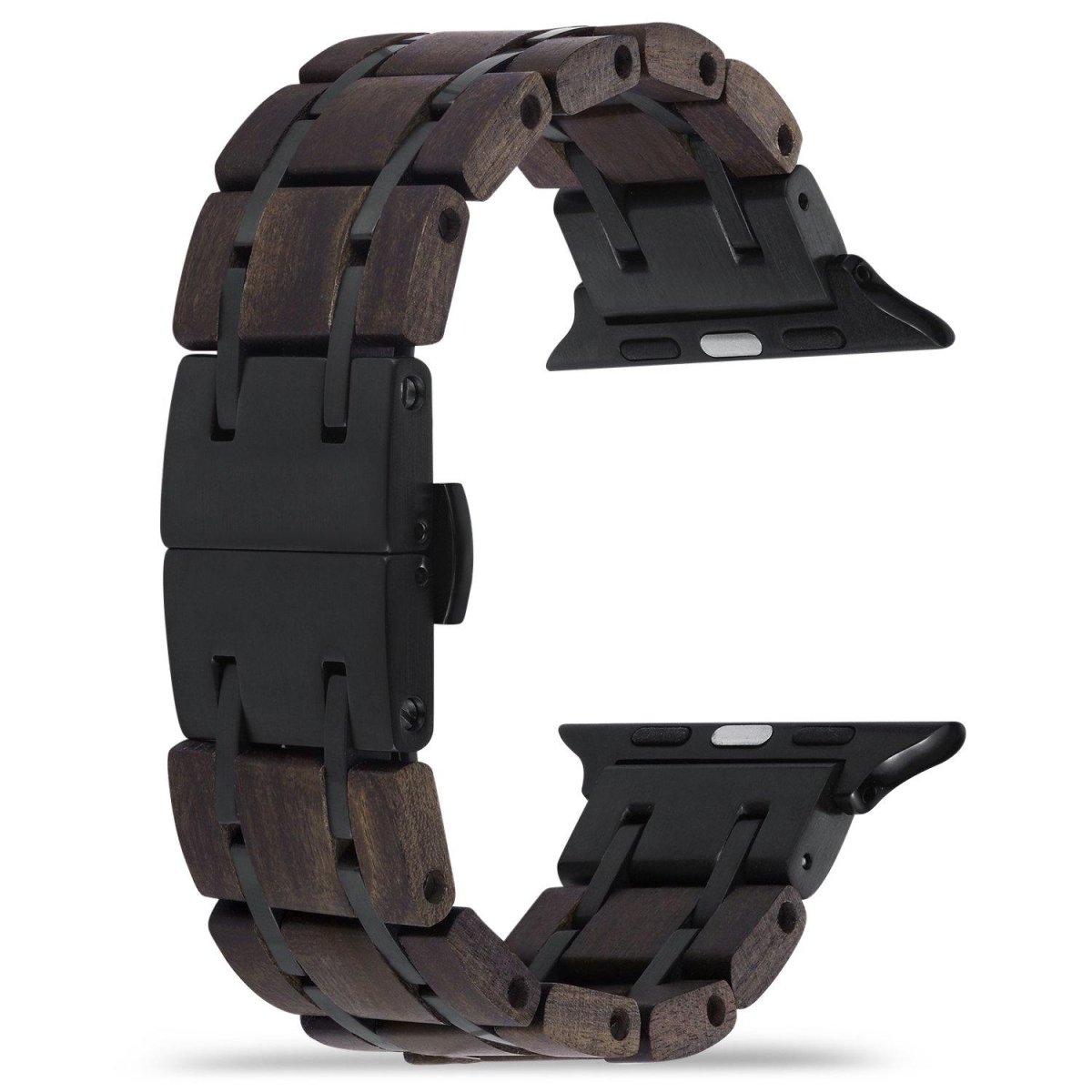 Sandalwood Black Apple Watch Band - iWoodStore