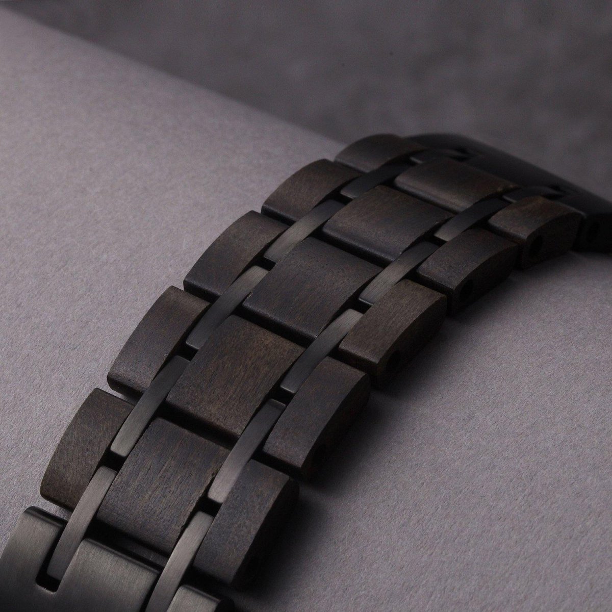 Sandalwood Black Apple Watch Band - iWoodStore