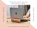 Scandi Stand Holder for Laptop - iWoodStore