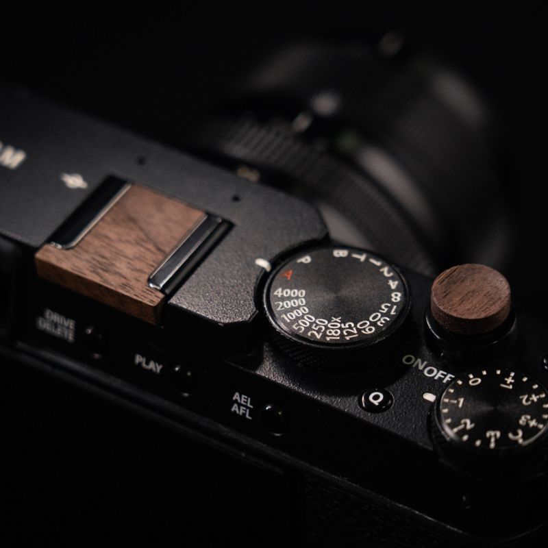 Shutter Button Hot Shoe Cover Set Fuji XPro3 X100V XT5 (Screw Type) - iWoodStore