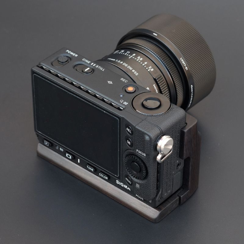 Sigma FP FPL Hand Grip Dark Ebony Wood - iWoodStore
