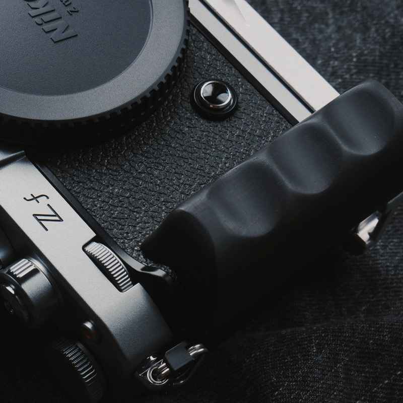 Silver Nikon ZF Handgrip Wood KC Design - iWoodStore