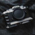 Silver Nikon ZF Handgrip Wood KC Design - iWoodStore