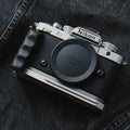 Silver Nikon ZF Handgrip Wood KC Design - iWoodStore