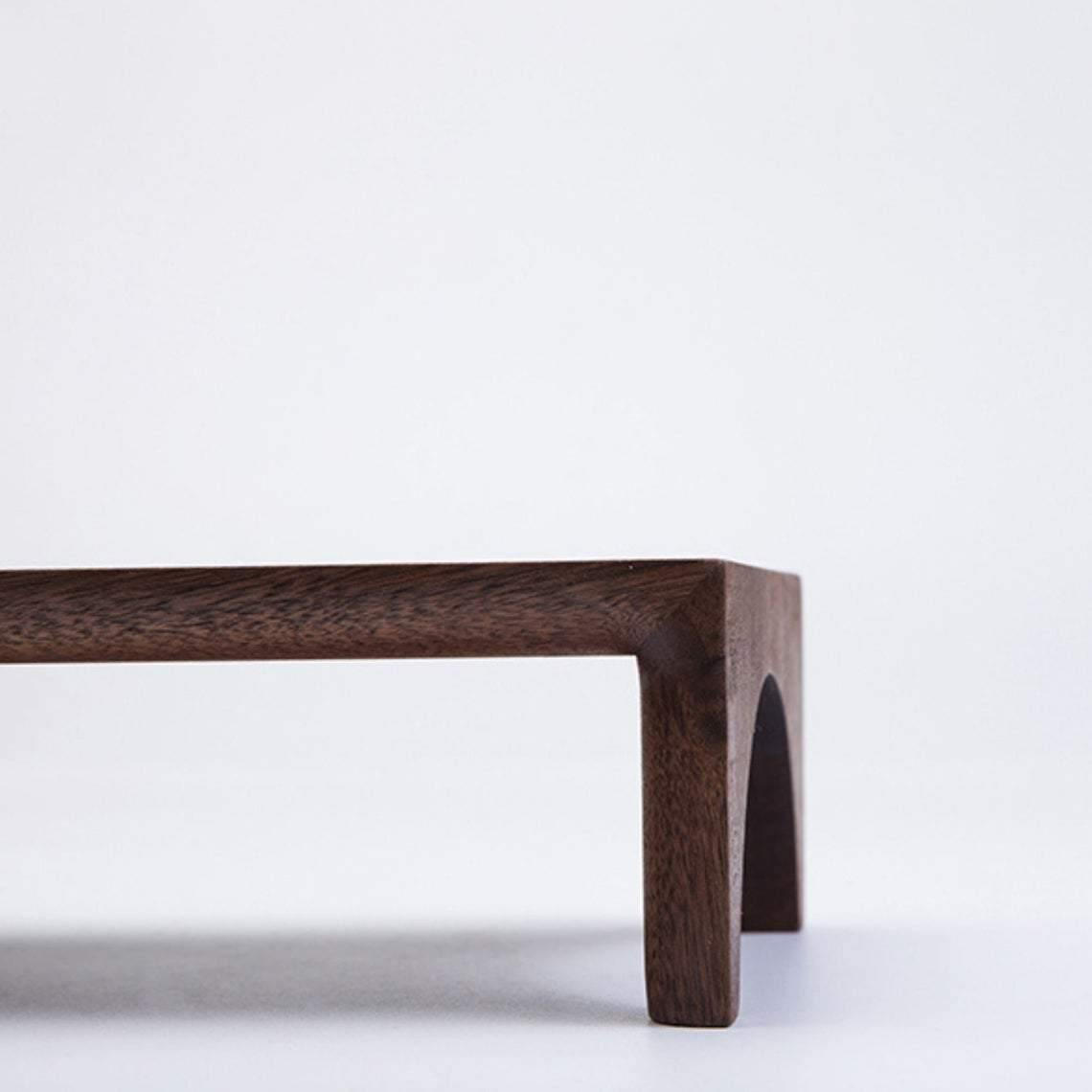 Solid Walnut Computer Monitor Riser - iWoodStore