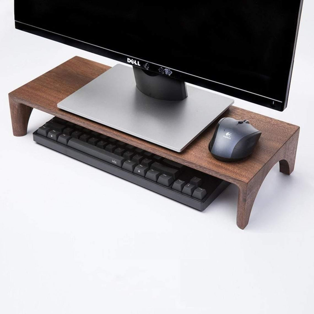 Solid Walnut Computer Monitor Riser - iWoodStore