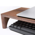 Solid Walnut Computer Monitor Riser - iWoodStore