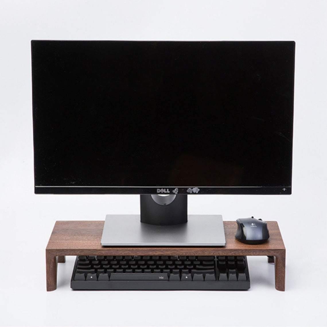 Solid Walnut Computer Monitor Riser - iWoodStore