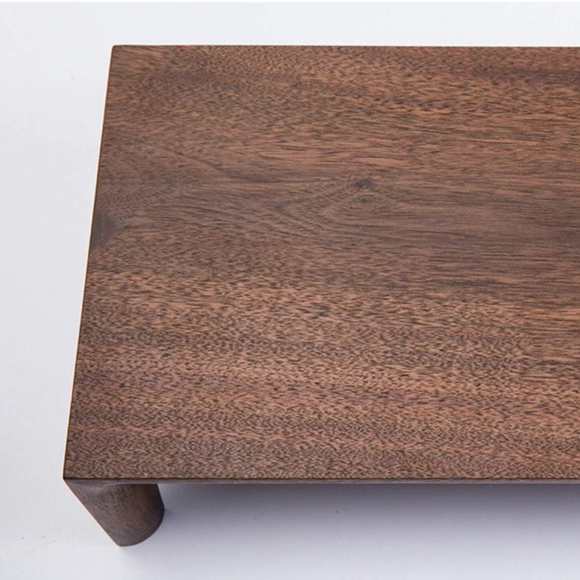 Solid Walnut Computer Monitor Riser - iWoodStore