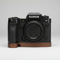 Solid Wood Fuji XH2 XH2S Grip Base Plate - iWoodStore