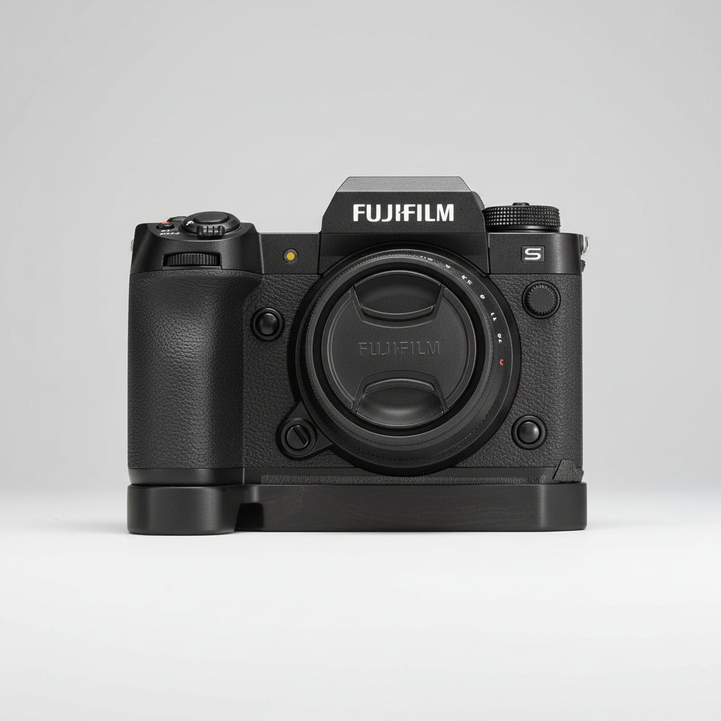 Solid Wood Fuji XH2 XH2S Grip Base Plate - iWoodStore