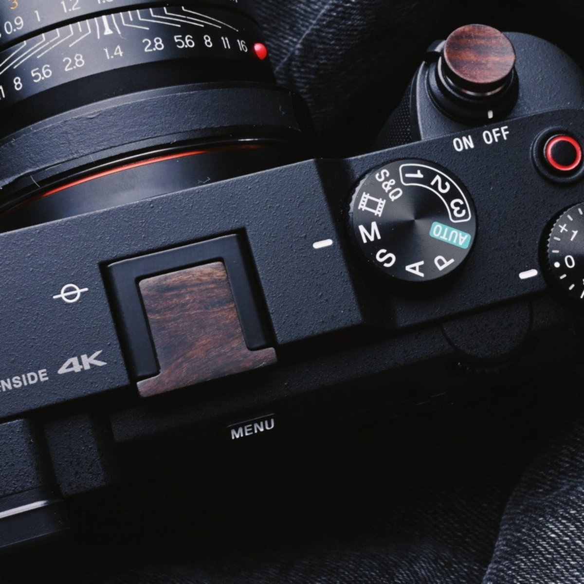 Sony A7C A7M4 Shutter Button Hot Shoe Cover Set - iWoodStore