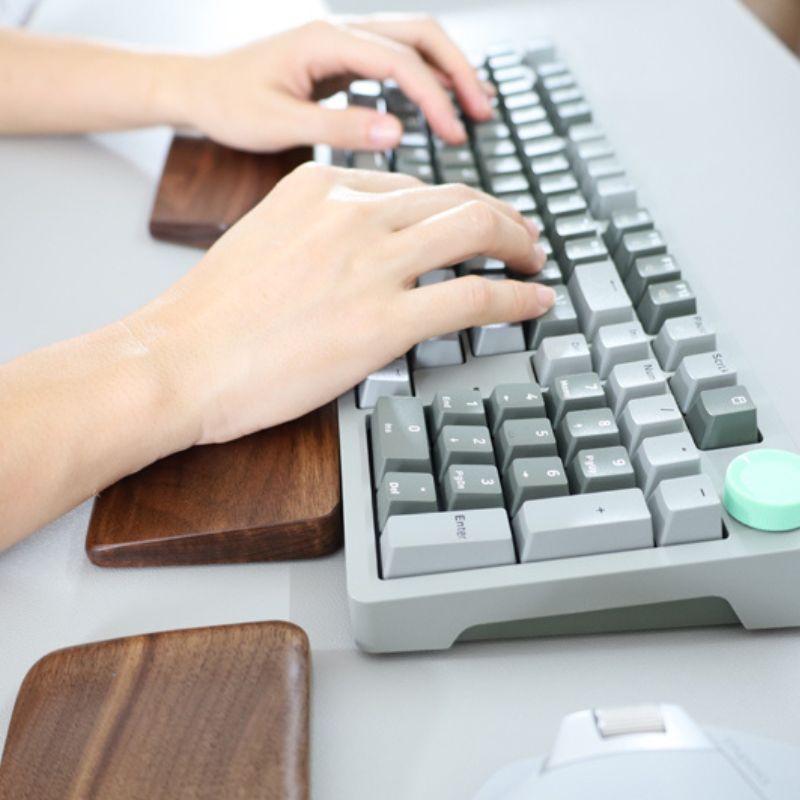 Split Palm Rest Support for Mechanical Keyboards - iWoodStore
