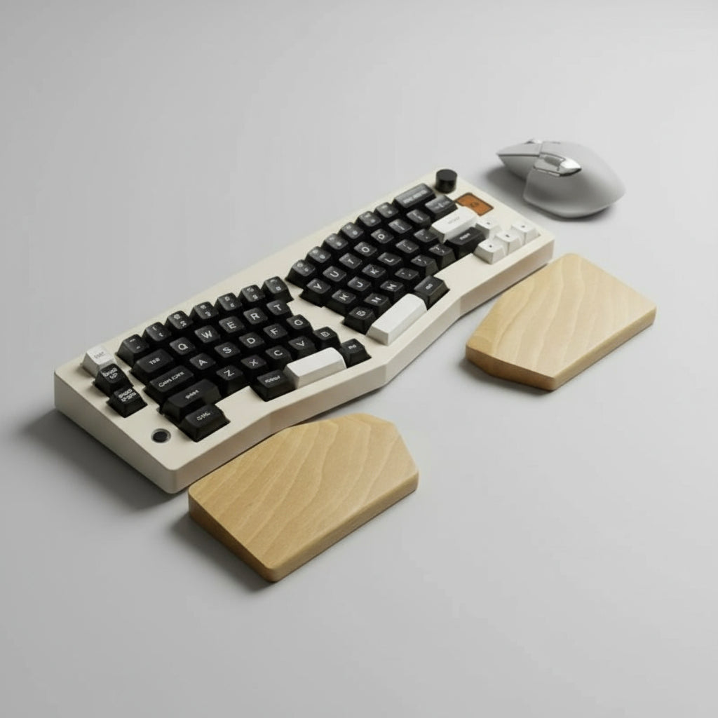 Split Palm Rest Support for Mechanical Keyboards - iWoodStore