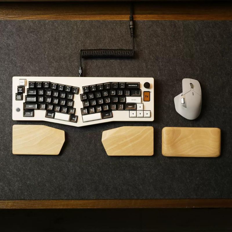 Split Palm Rest Support for Mechanical Keyboards - iWoodStore