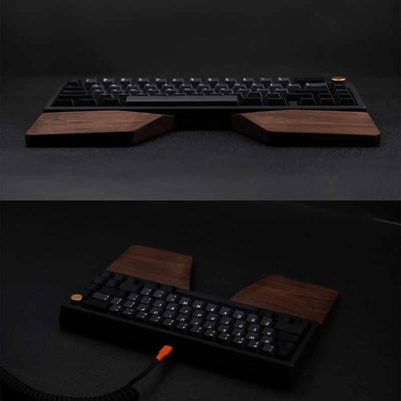 Split Palm Rest Support for Mechanical Keyboards - iWoodStore