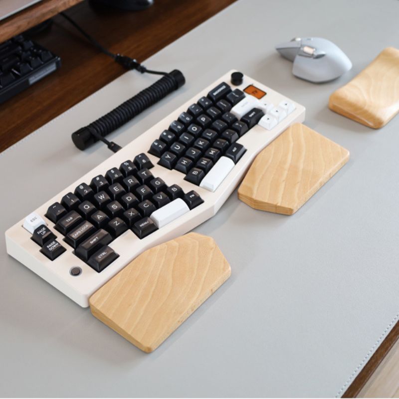 Split Palm Rest Support for Mechanical Keyboards - iWoodStore