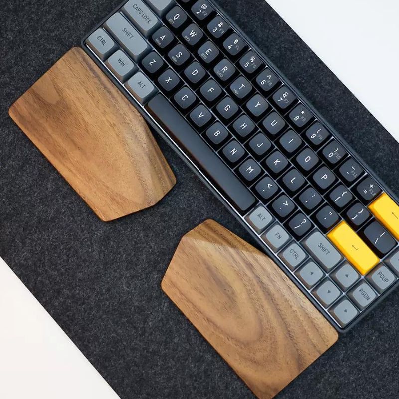 Split Palm Rest Support for Mechanical Keyboards - iWoodStore