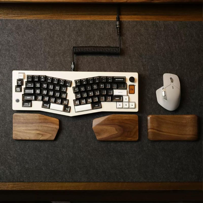Split Palm Rest Support for Mechanical Keyboards - iWoodStore