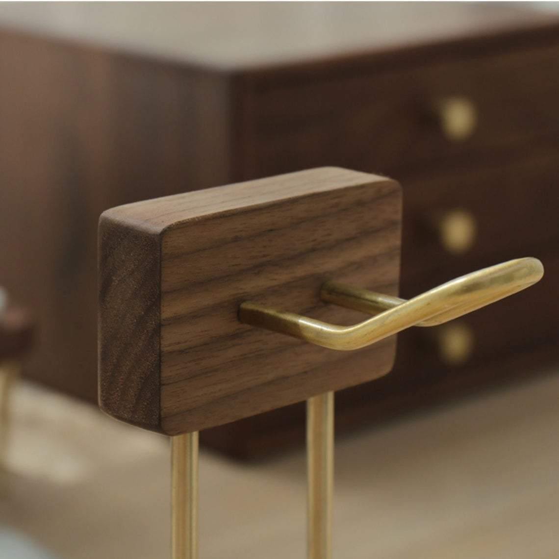 Stylish Earphone Stand with USB Ports - iWoodStore