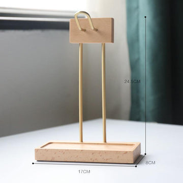 Stylish Earphone Stand with USB Ports - iWoodStore