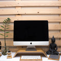 U shaped Monitor Shelf for Desk - iWoodStore