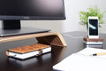 U shaped Monitor Shelf for Desk - iWoodStore
