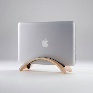 U Shaped Vertical MacBook Holder - iWoodStore