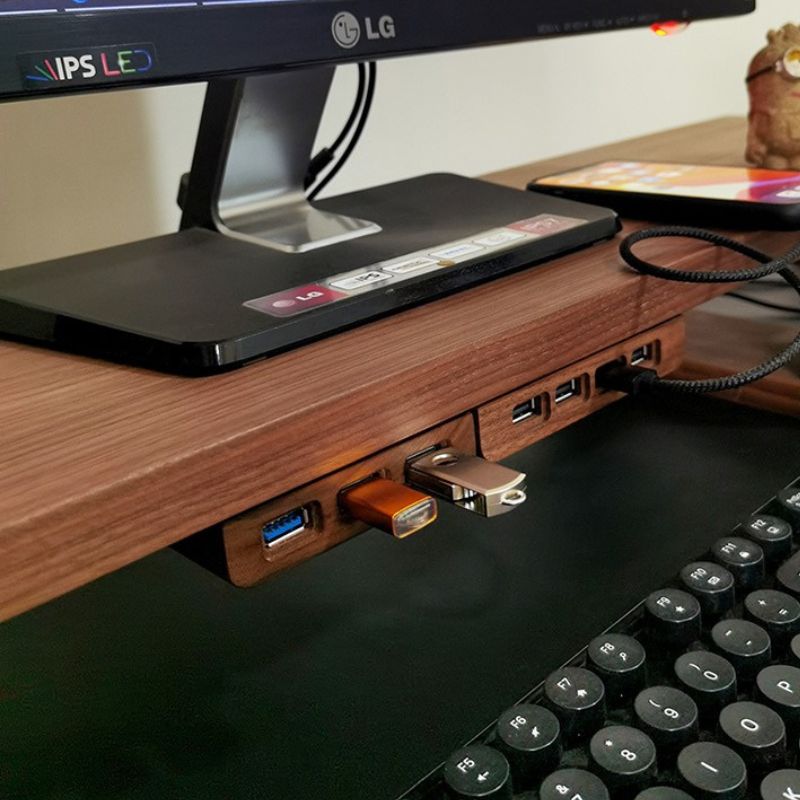 Under Desk USB Charger - iWoodStore